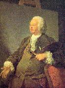 Portrait of the Painter Jean-Baptiste Oudry PERRONNEAU, Jean-Baptiste